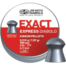 JSB Exact Express Pellets 4.52mm .177 Calibre 7.87 grain Tin of 500
