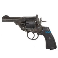 Webley MKVI Police 4 inch Revolver Battlefield Finish 12g co2 Air Pistol .177 Calibre Pellet version .455