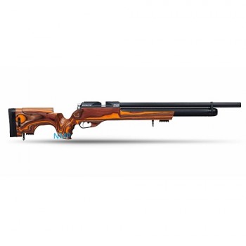 EFFECTO PX-5 Sport PCP Bolt Action Air Rifle Regulated threaded Laminated Orange Stock .177 Calibre